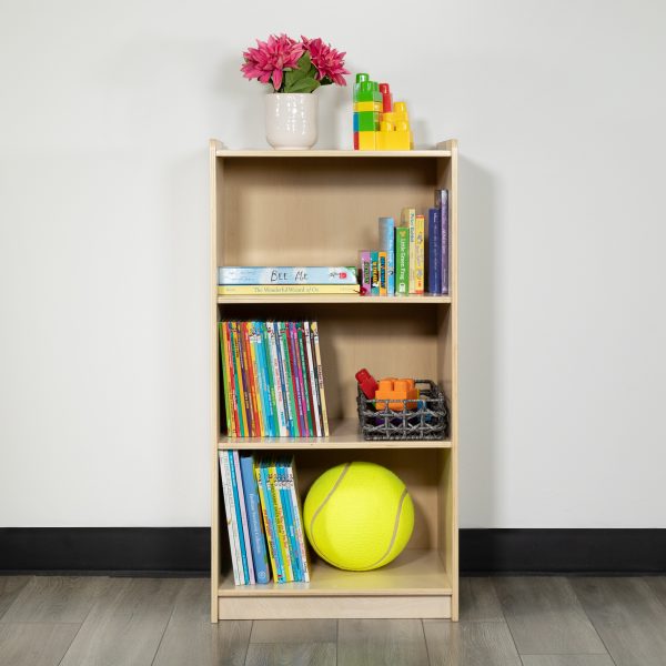 Wooden 3 Section Storage Cabinet/Bookcase
